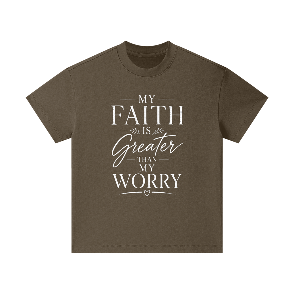 Faith Over Worry Kids T-Shirt
