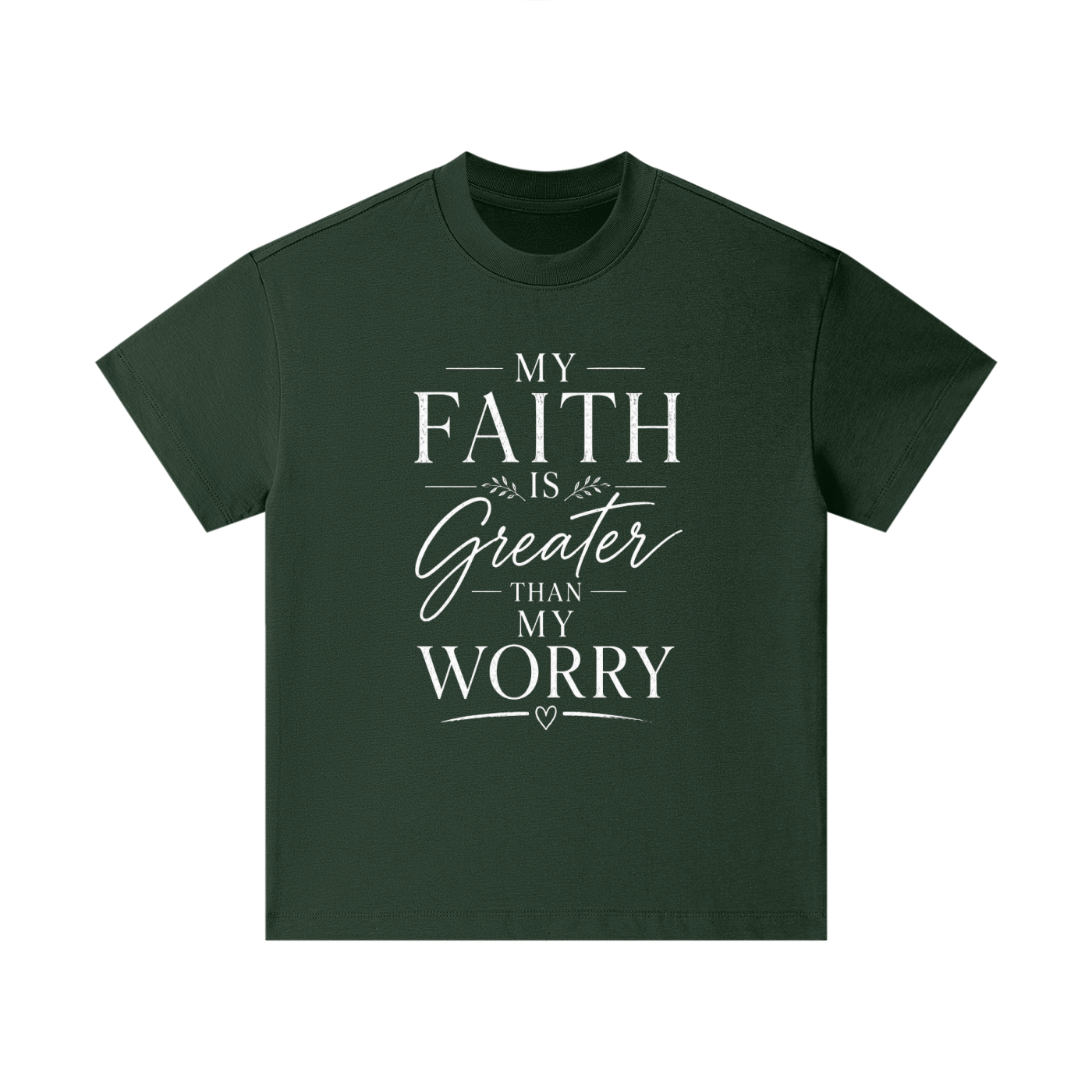 Faith Over Worry Kids T-Shirt