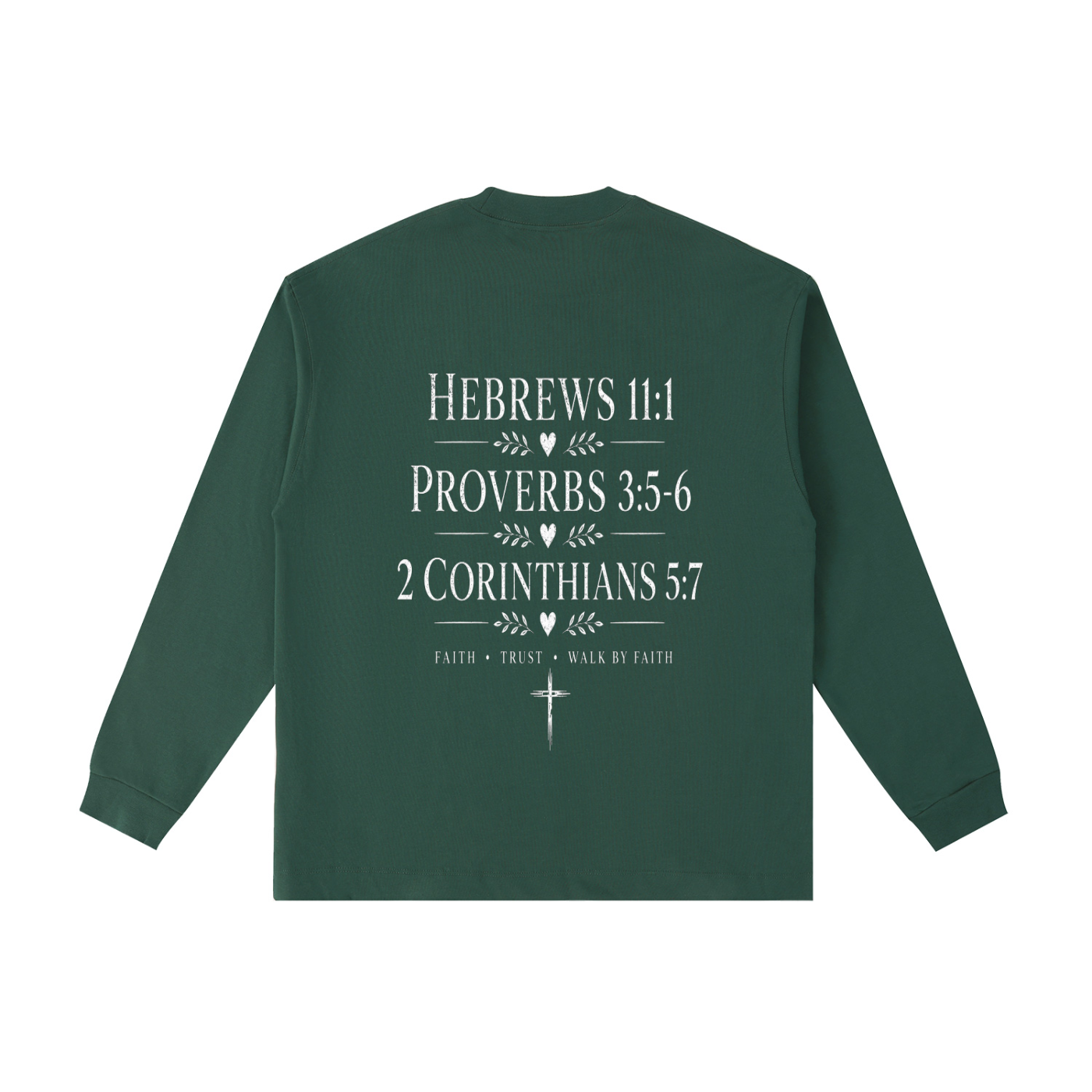 Faith Over Worry Long Sleeve T-Shirt