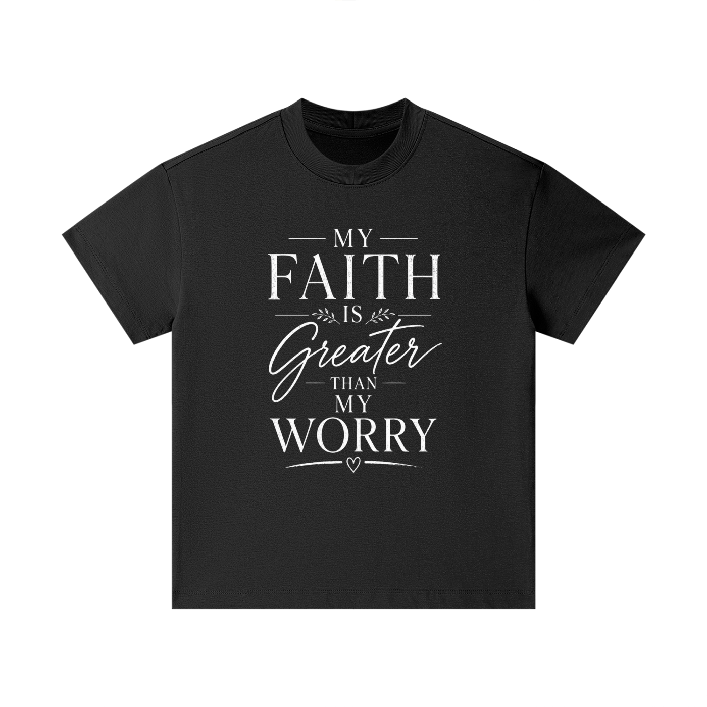 Faith Over Worry Kids T-Shirt