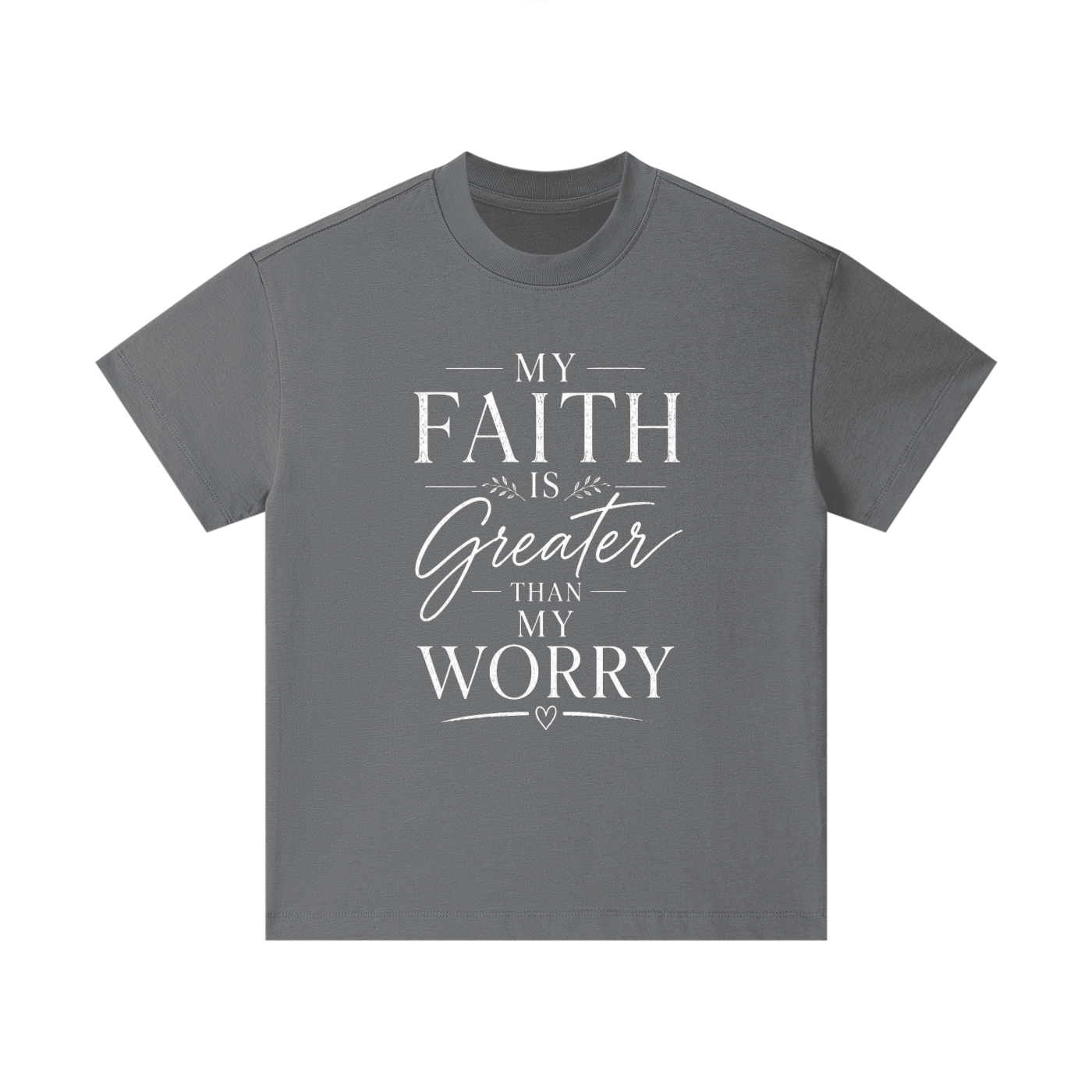 Faith Over Worry Kids T-Shirt